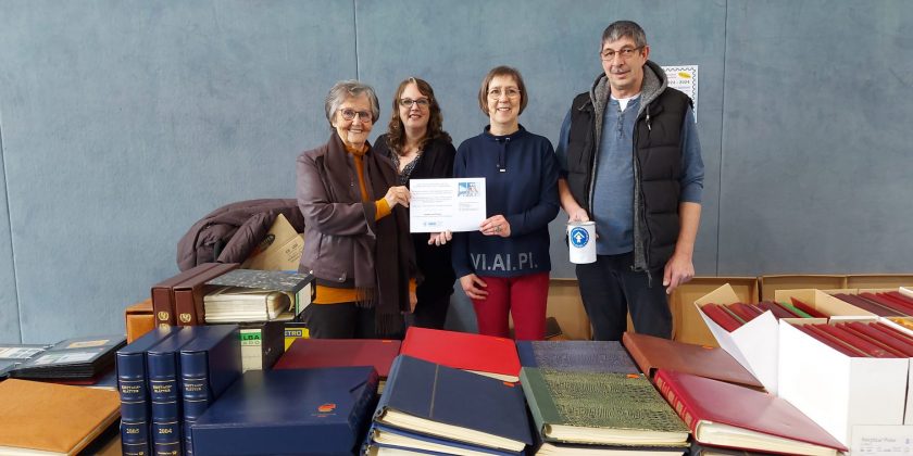 Briefmarkenfreunde spenden für den DKSB-MG