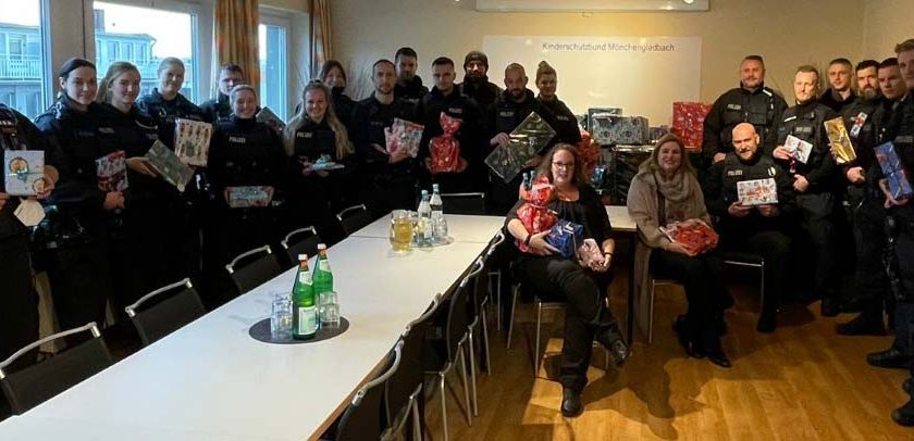 Spendenaktion der Bundespolizei