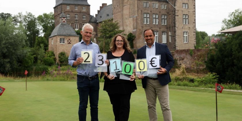 Golfclub Schloss Myllendonk lässt Rekordeinnahmen von 23.000 € ihres Benefizturniers dem Kinderschutzbund Mönchengladbach zugutekommen
