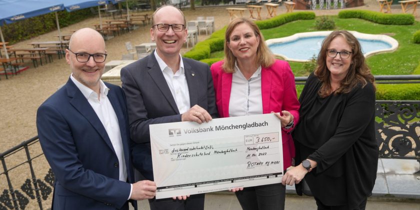 Rotary Club Mönchengladbach-Niers unterstützt Kinderschutzbund